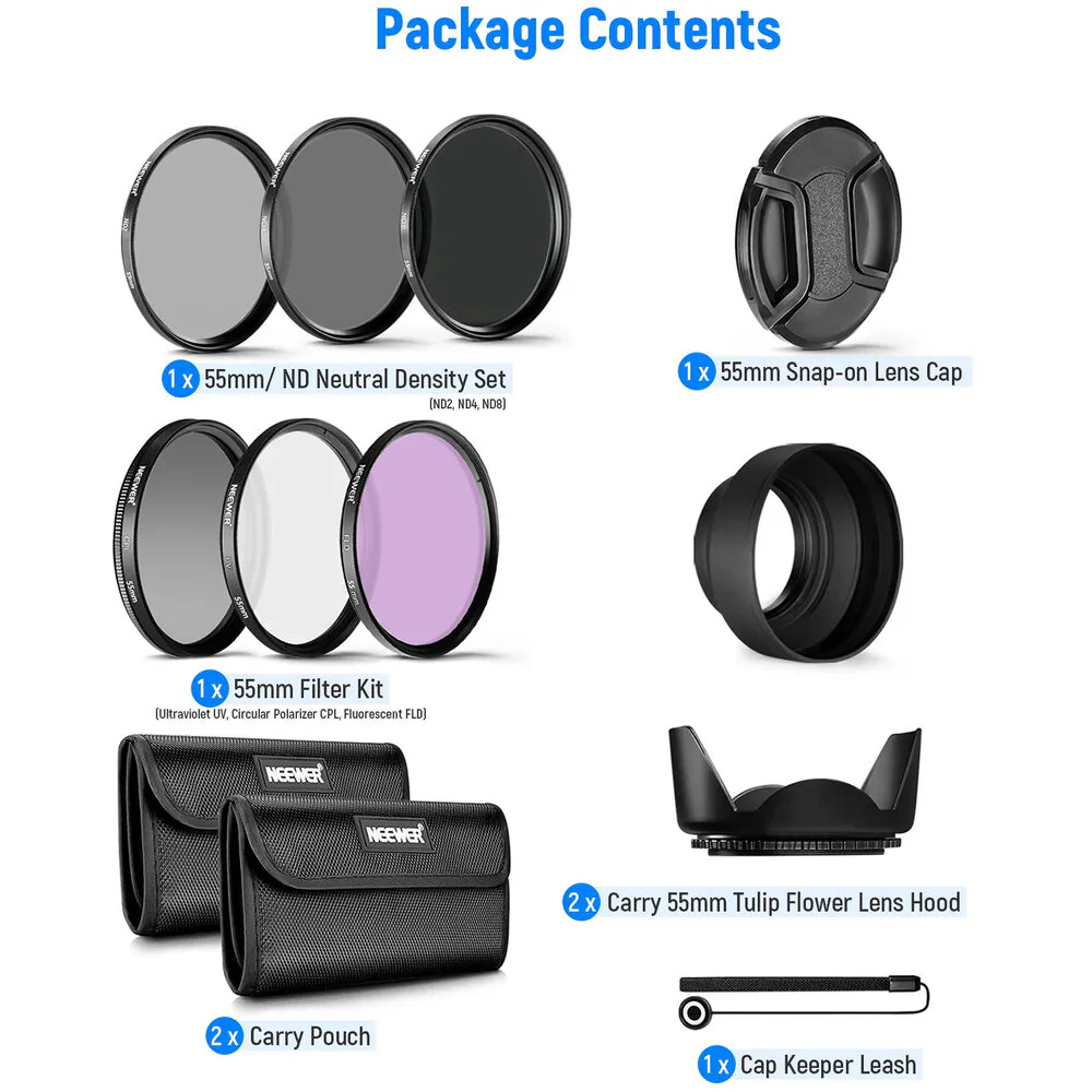 Neewer Professional Lens Filter Accessory Kit (82mm) - Image 7