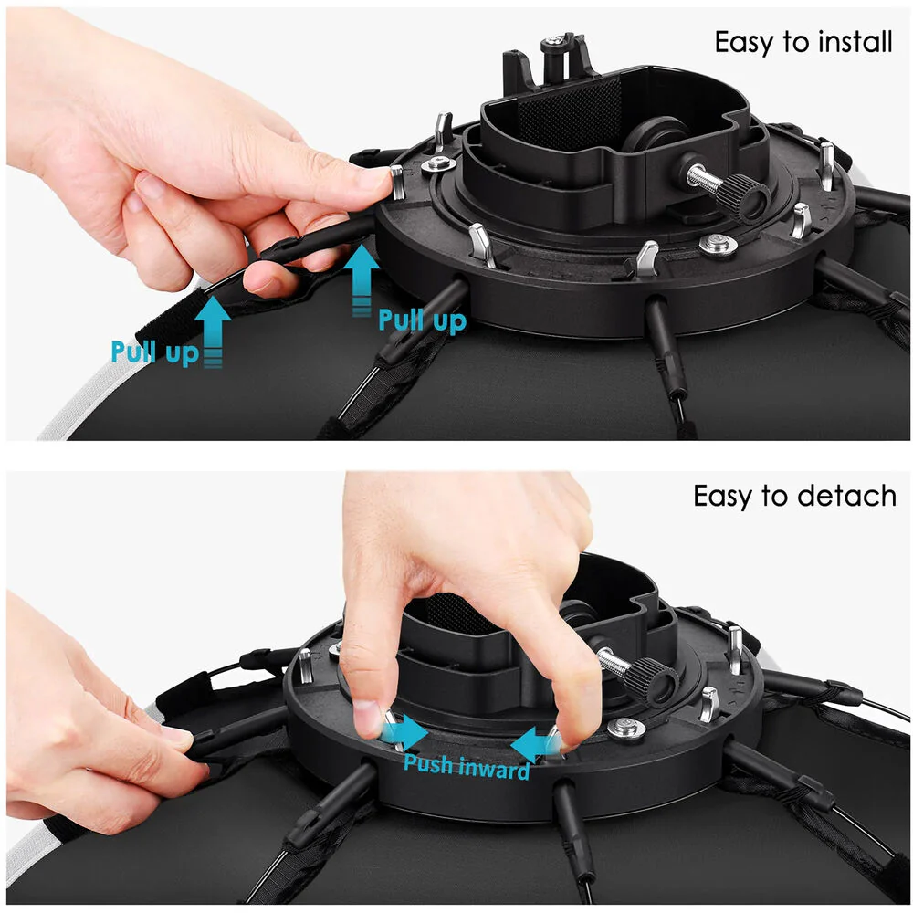 Neewer Rapid Octagonal Softbox for Flash (25.6") - Image 5