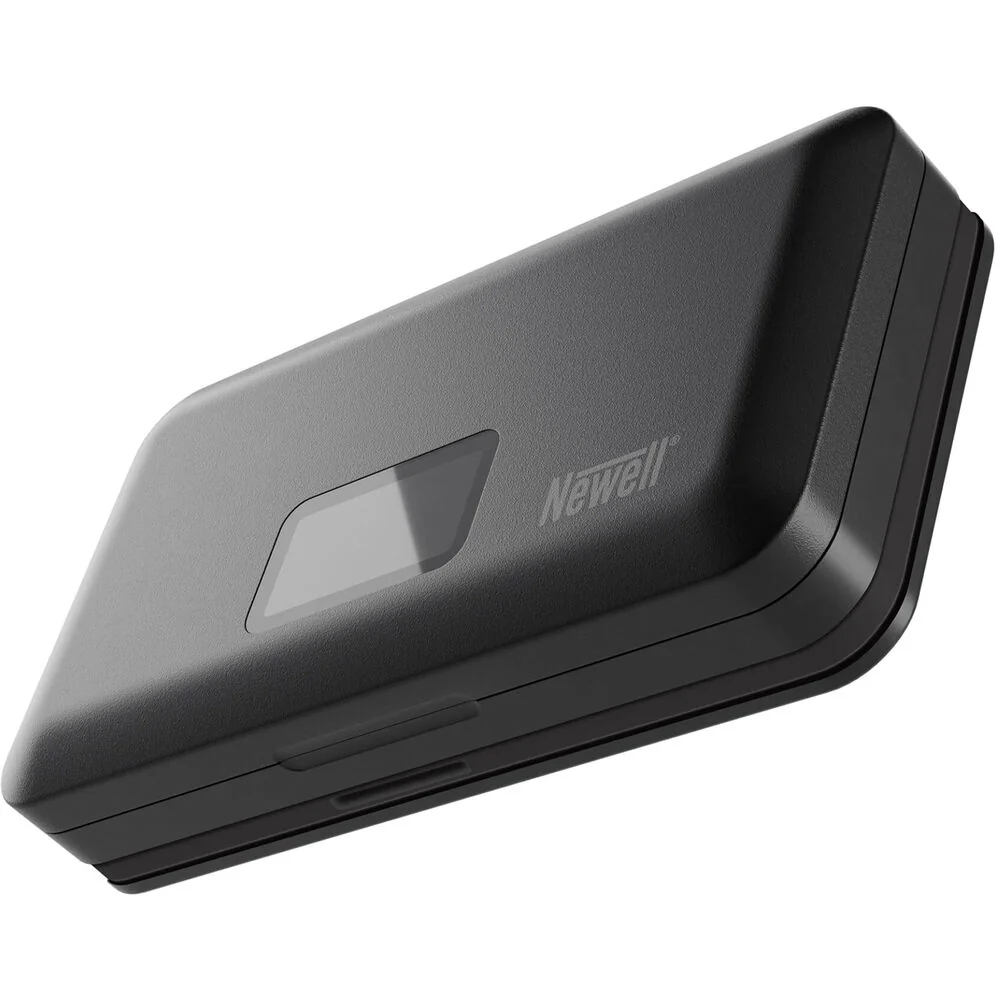 Newell LCD Dual-Channel Charger with SD Card Reader for FUJIFILM NP-W126 Battery