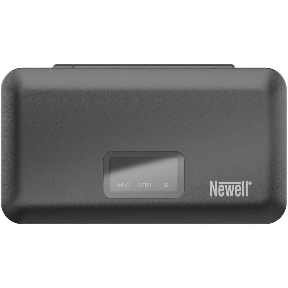 Newell LCD Dual-Channel Charger with SD Card Reader for Panasonic DMW-BLK22 Battery - Image 3