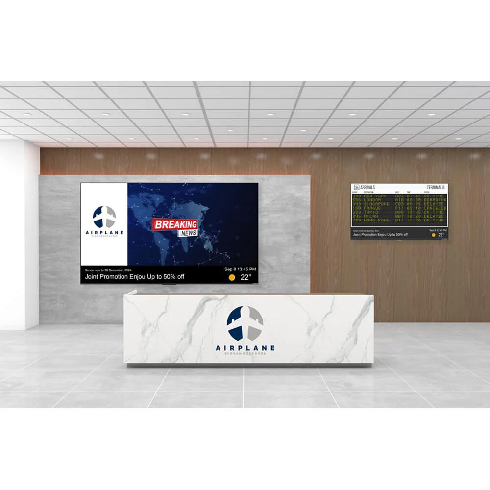 Newline STV-6524-PLUS 65" UHD 4K Commercial Monitor (10-Pack) - Image 3