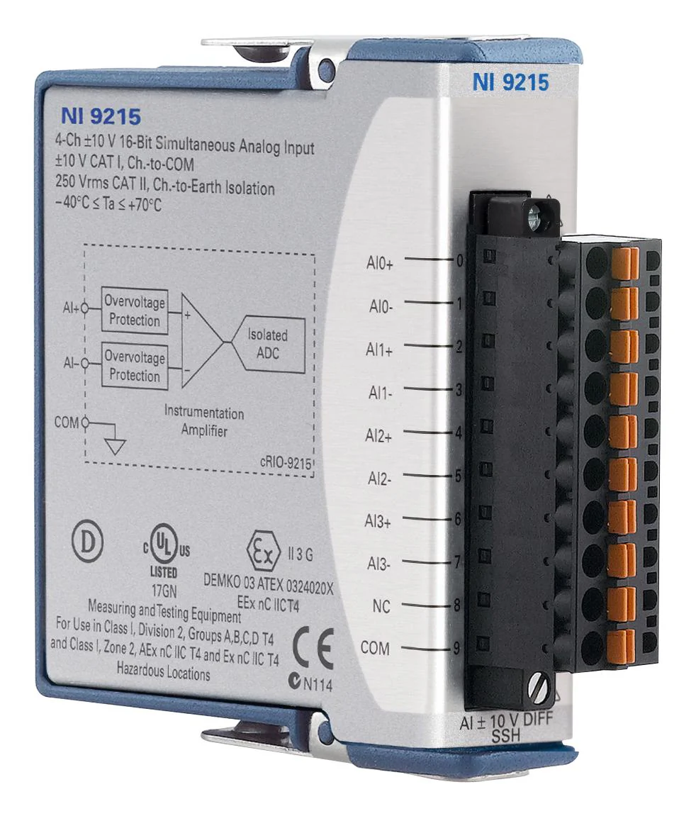 NI 865684-01 USB Voltage Measurement Bundle NI-9215 Input Module cDAQ-9171 Chassis NI-9981 Connector Kit - Image 4