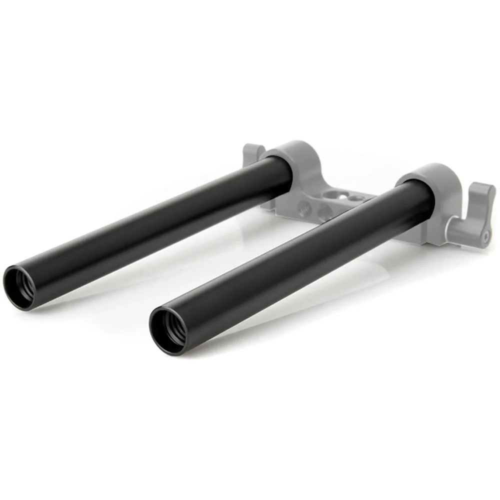 Niceyrig 15mm Black Aluminum Alloy Rod (5.9", 2-Pack) - Image 2