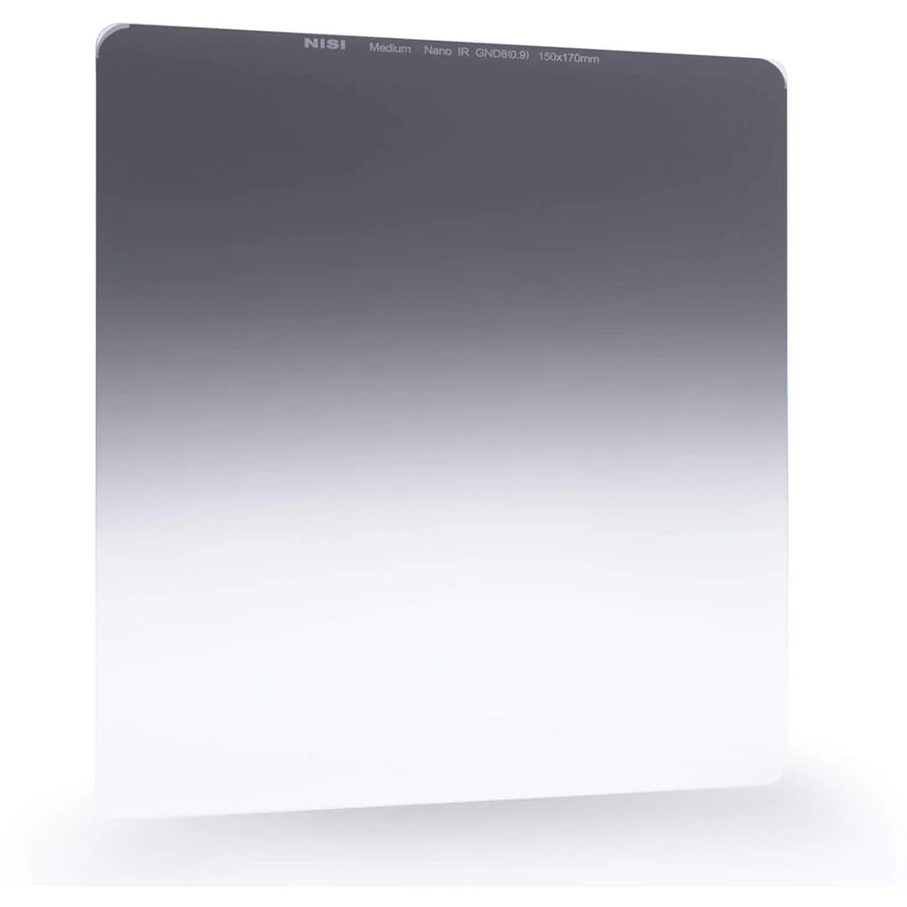 NiSi 150 x 170mm Nano Medium-Edge Graduated IRND 0.9 Filter (3 Stops)