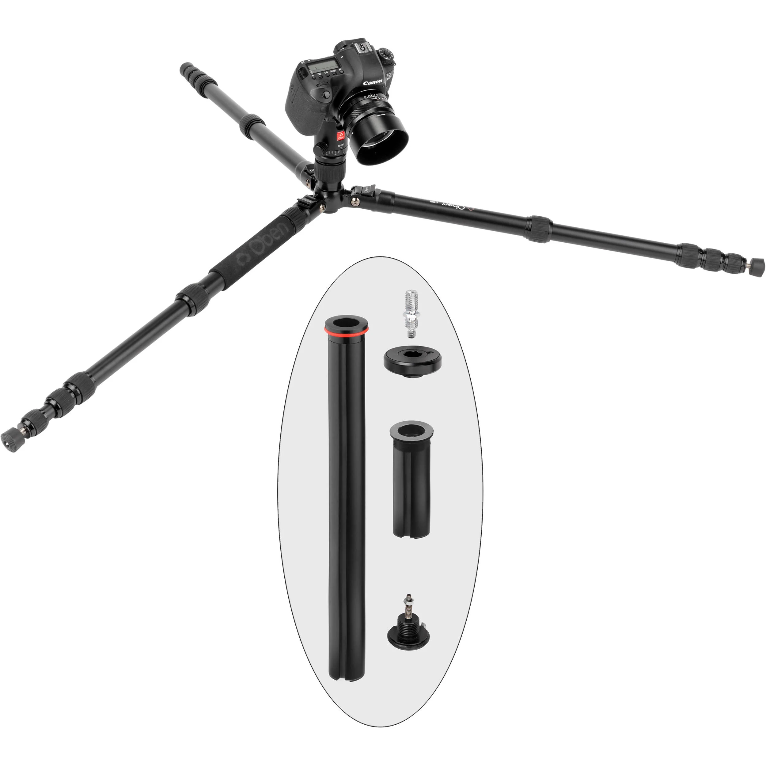 Oben AT-3586 Aluminum Tripod and Triple Action BZ-226T Ball Head - Image 11