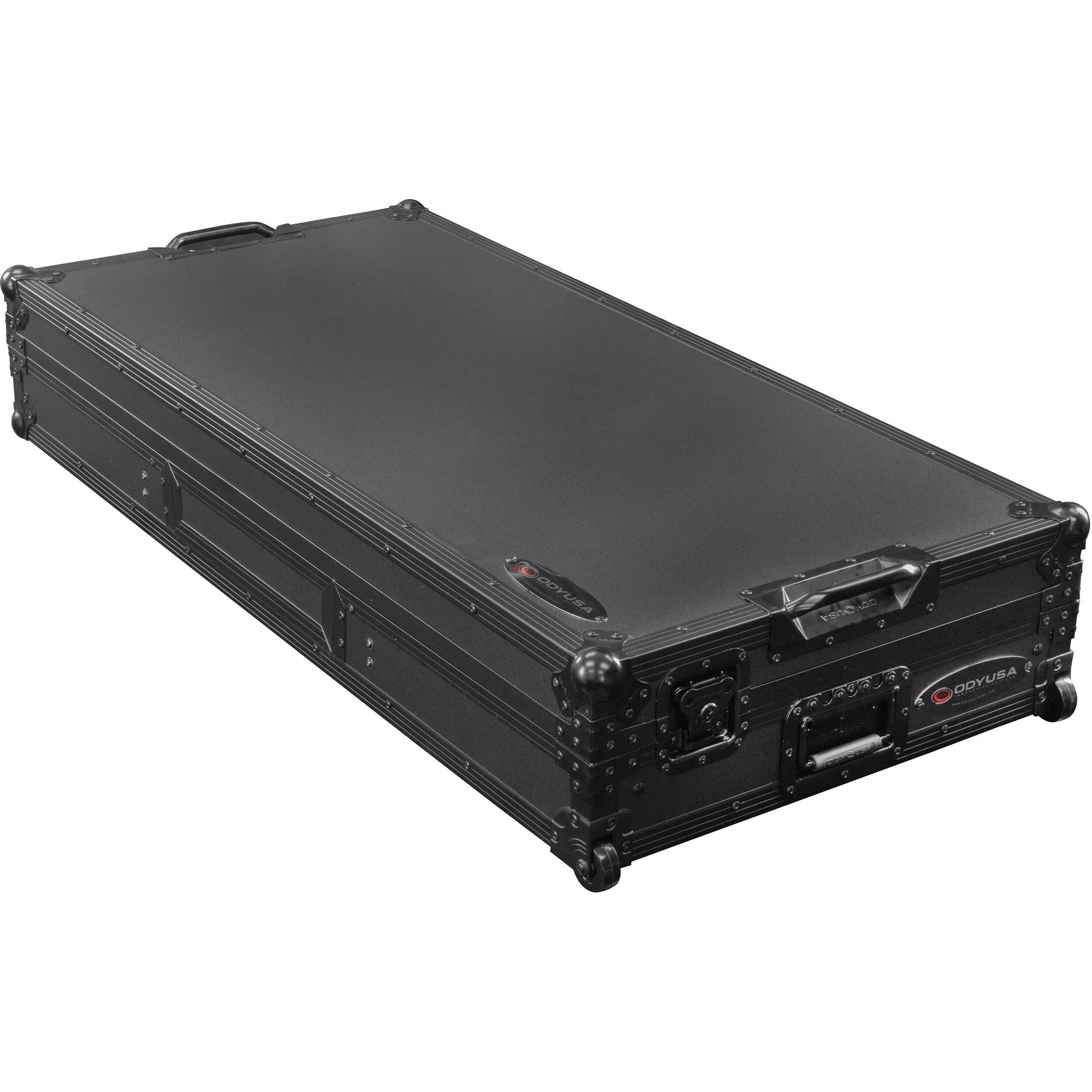 Odyssey Glide-Style DJ Coffin Flight Case with Wheels for DJM-A9 / CDJ-3000 or Similar Size Gear (Black Label) - Image 2