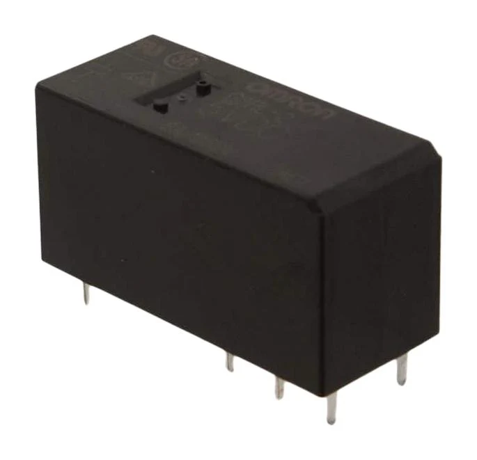 OMRON ELECTRONIC COMPONENTS G2RL-2-DC5 Power Relay, DPDT, 5 VDC, 8 A, G2RL Series, Through Hole, Non Latching
