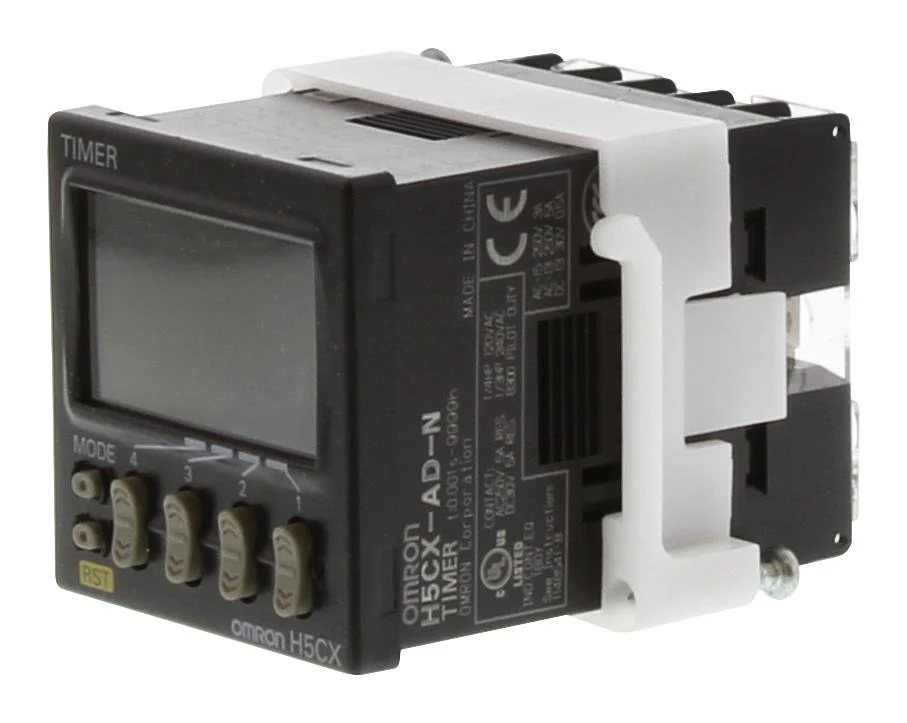 Omron H5CX-L8-N AC100-240 Panel Mount Timer Digital Multifunction 100 VAC 240 0.001 s 9999 h 45 mm