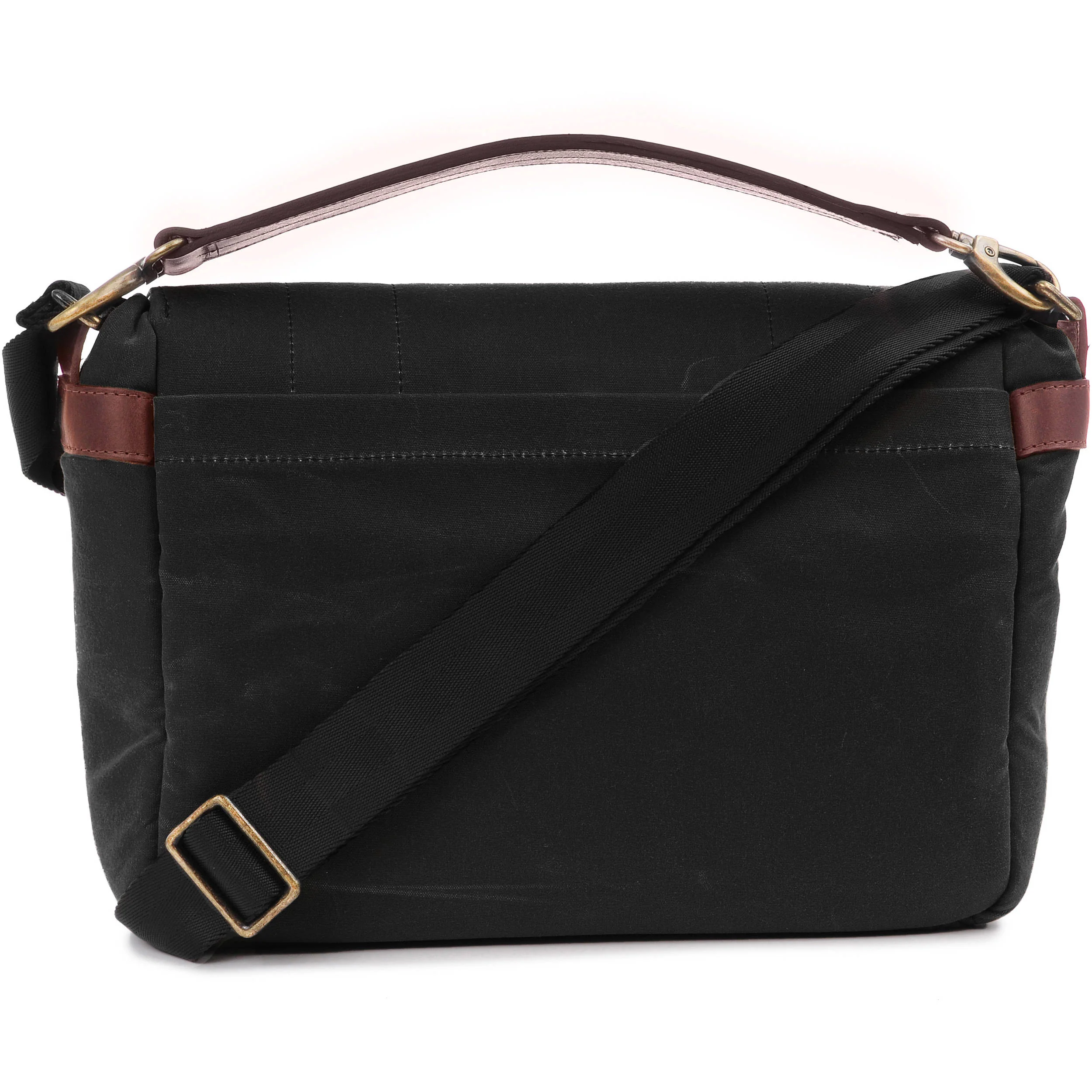 ONA Prince Street Camera Messenger Bag (Black, Waxed Canvas) - Image 3