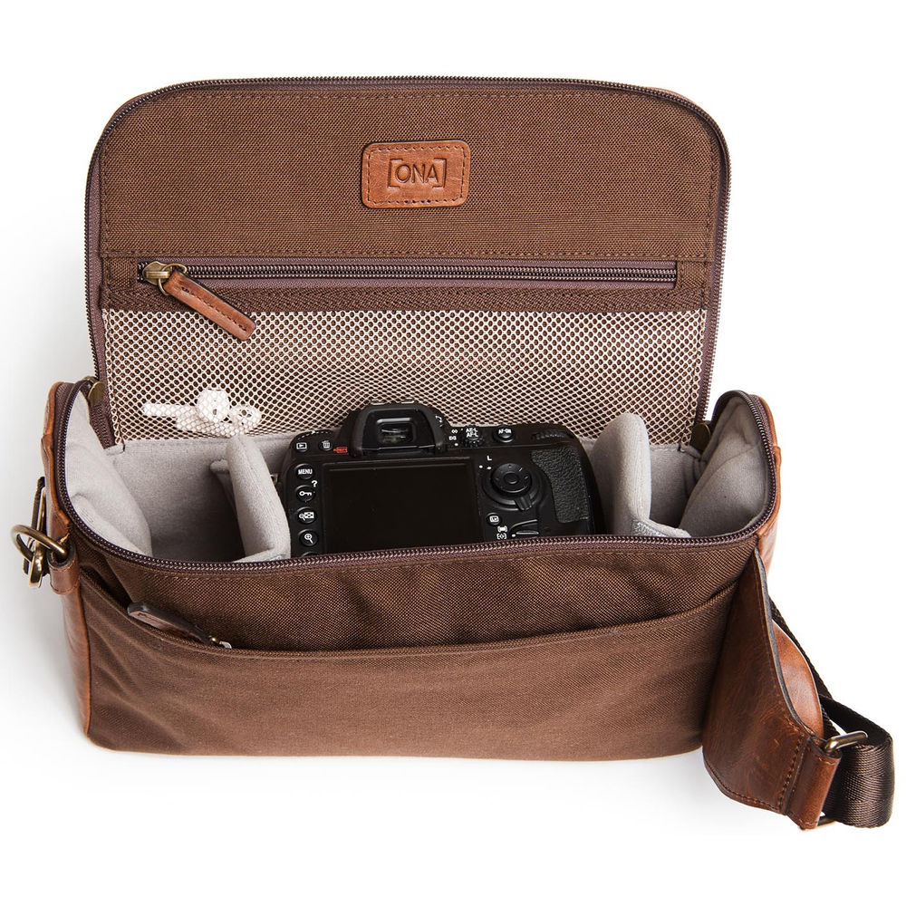 ONA The Rockaway Leather Camera Bag (Cognac) - Image 3