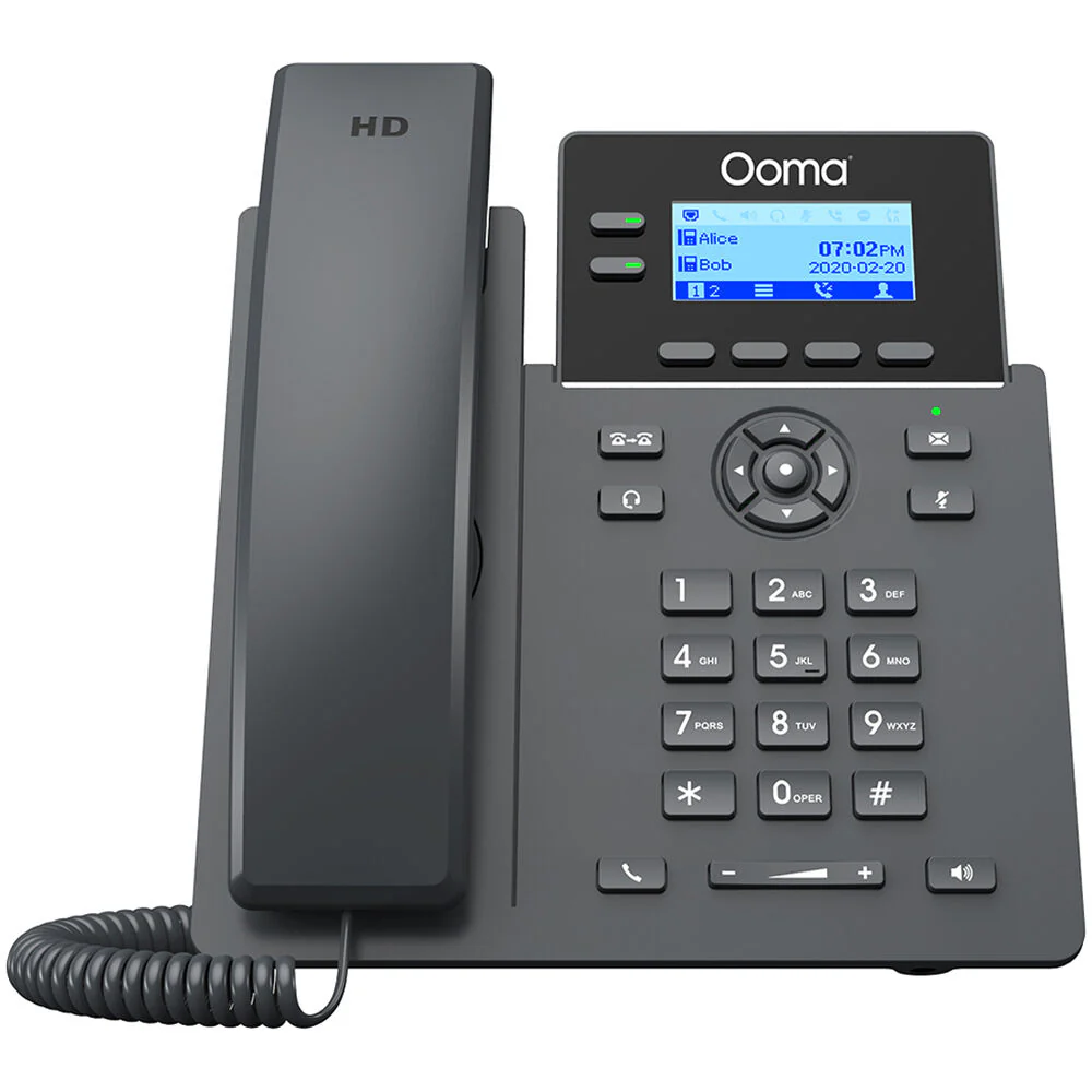 Ooma 2602W 2-Line IP & Wi-Fi Desk Phone - Image 2