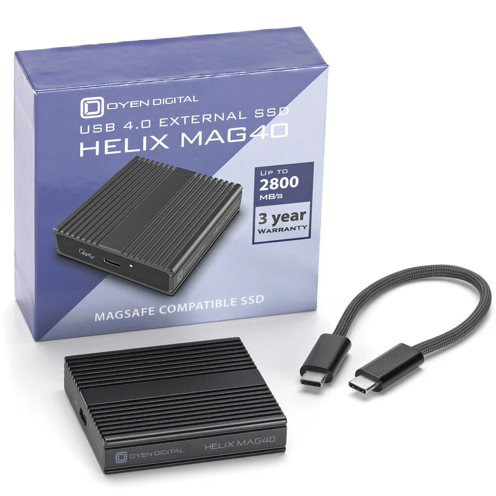 Oyen Digital 2TB Helix Mag40 USB4 Portable SSD - Image 4