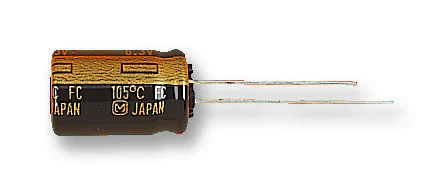 Panasonic EEUFC1J181 Electrolytic Capacitor 180 µF 63 V ± 20% Radial Leaded 3000 Hours @ 105°C Polar