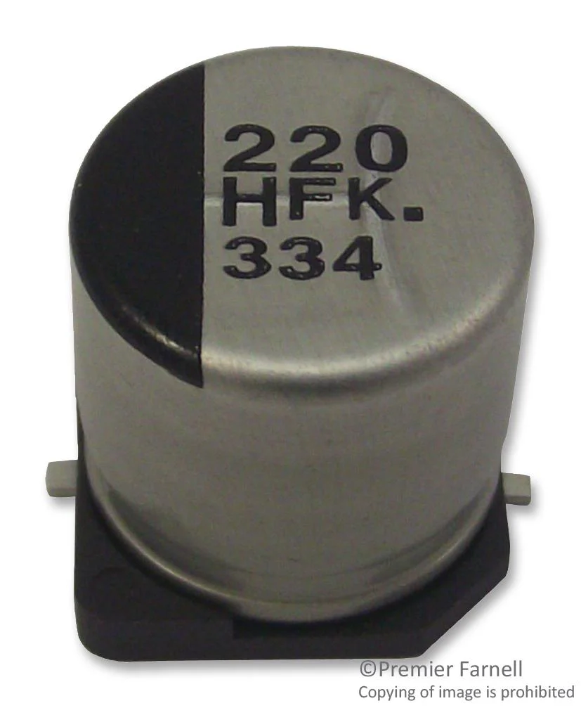 Panasonic Electronic Components EEEFK1J681AM SMD Aluminium Electrolytic Capacitor Radial Can - 680 µF 63 V FK Series 5000 Hours @ 105°C