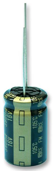 PANASONIC ELECTRONIC COMPONENTS EEUFM1A681L Electrolytic Capacitor, 680 µF, 10 V, FM Series, ± 20%, Radial Leaded, 8 mm