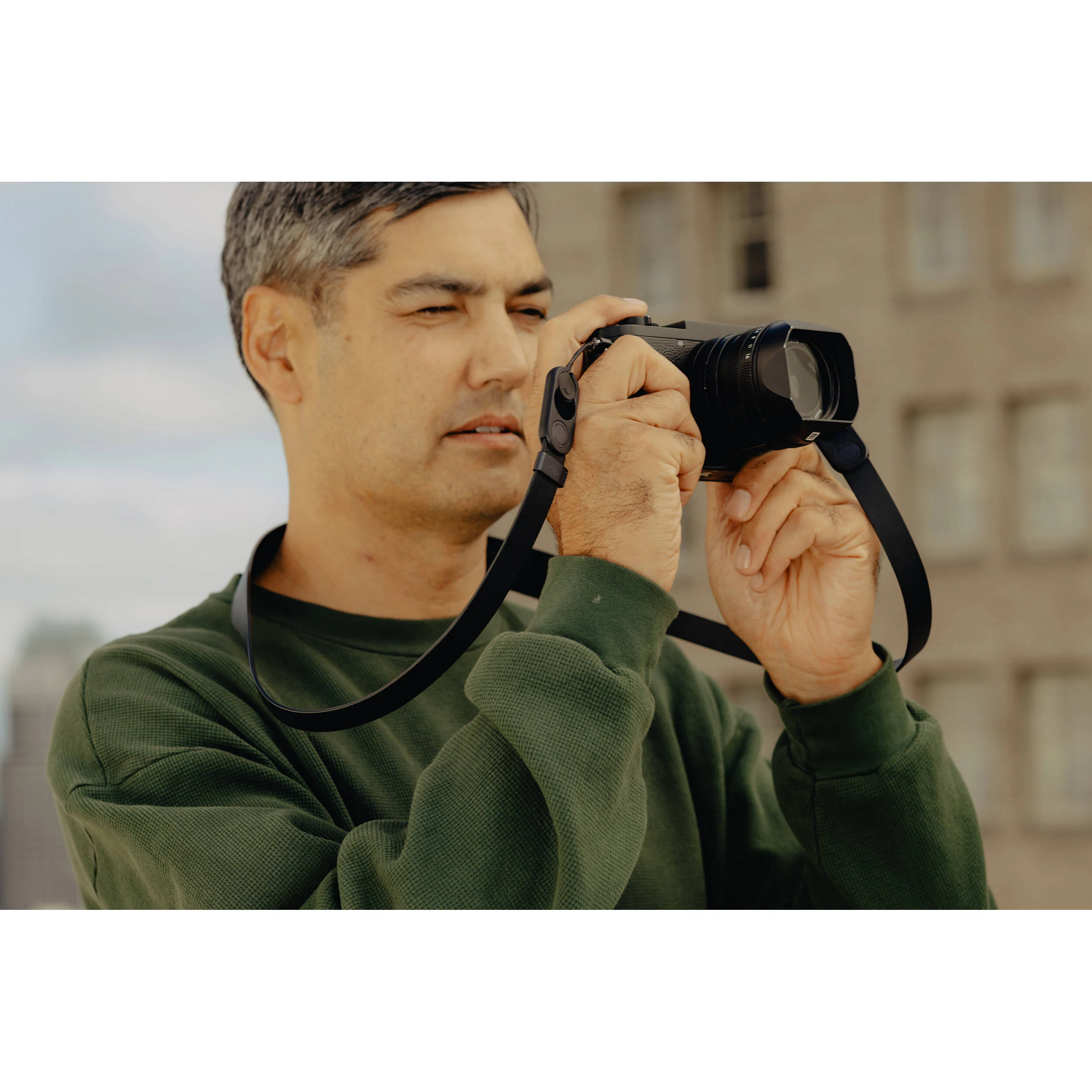 Peak Design Form Leather Camera Strap (Black, 52.6") - Image 3