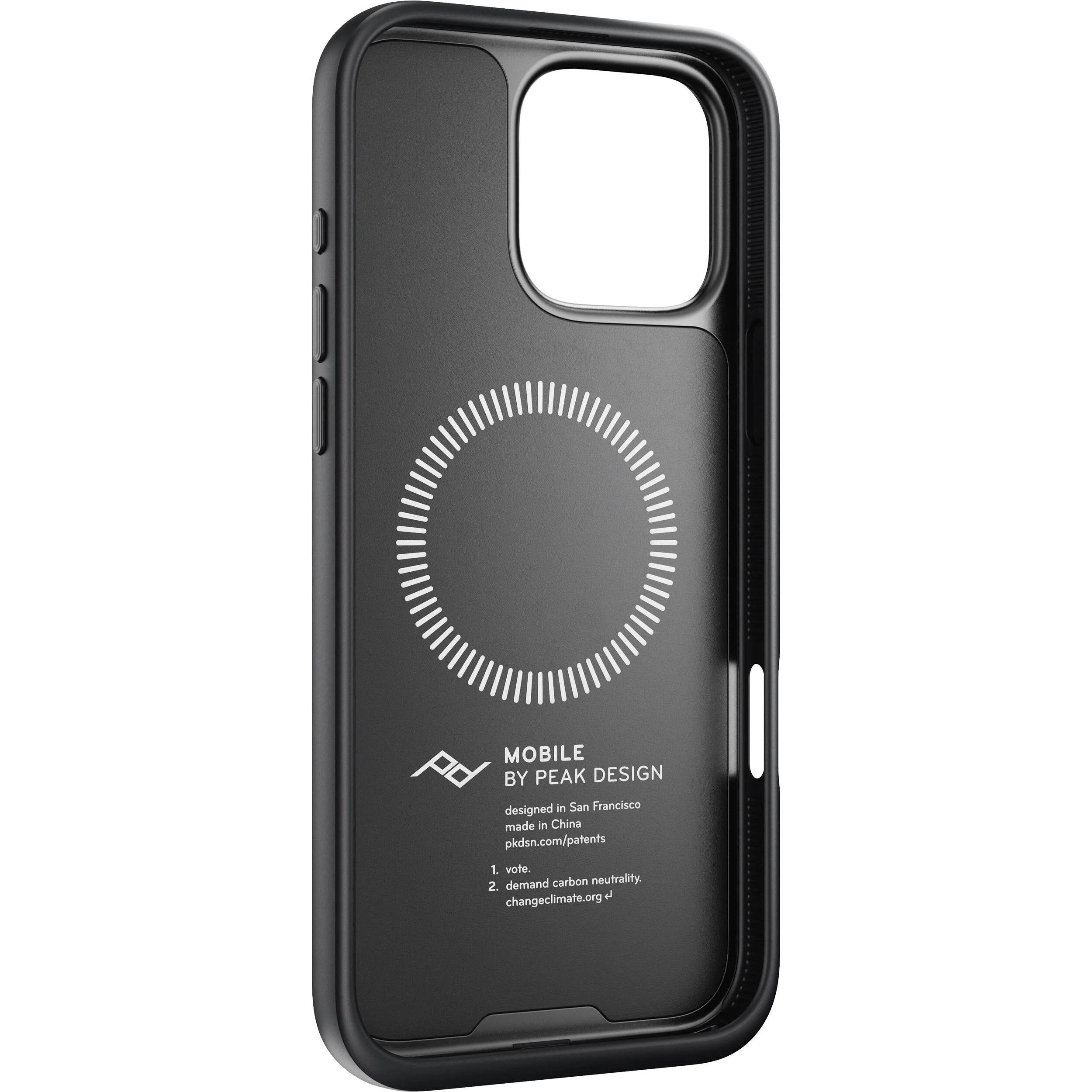 Peak Design Mobile Everyday Clarino Case for iPhone 16 Pro Max (Black) - Image 4