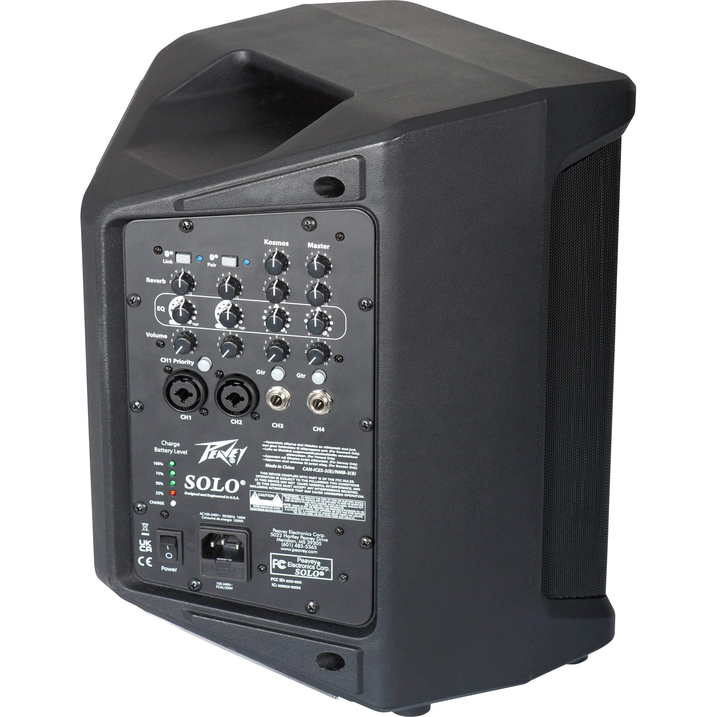 Peavey Solo Battery-Powered PA System with Bluetooth - Image 4