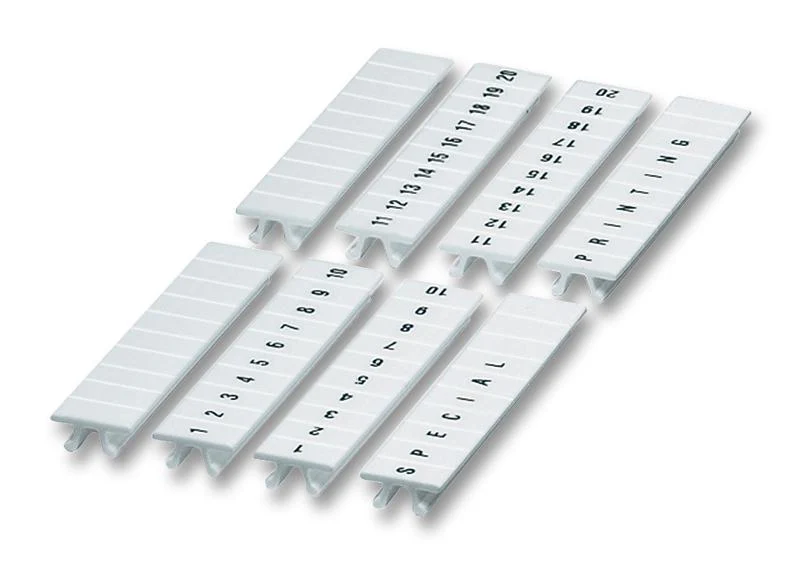 PHOENIX CONTACT 1053001 Terminal Block Marker, Zack Marker Strip, Phoenix Contact Modular Terminal Blocks