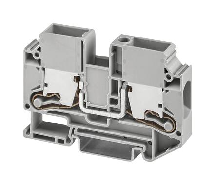 PHOENIX CONTACT 1329672 DIN Rail Mount Terminal Block, 2 Ways, 12 AWG, 4 AWG, 16 mm², Push-X, 76 A