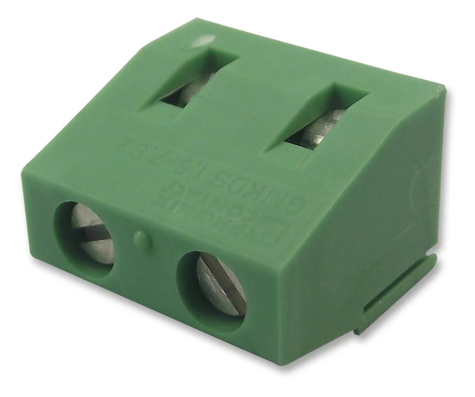 PHOENIX CONTACT 1717729 Wire-To-Board Terminal Block, 7.62 mm, 2 Ways, 26 AWG, 16 AWG, 1.5 mm², Screw GTIN UPC EAN: 4017918024659 GMKDS 1,5/ 2-7,62