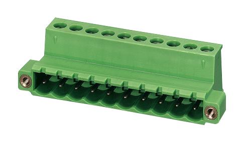 Phoenix Contact IC 25/10-STGF-508 Pluggable Terminal Block 5.08 mm 10 Ways 30AWG to 12AWG 2.5 mm² Screw 12 A