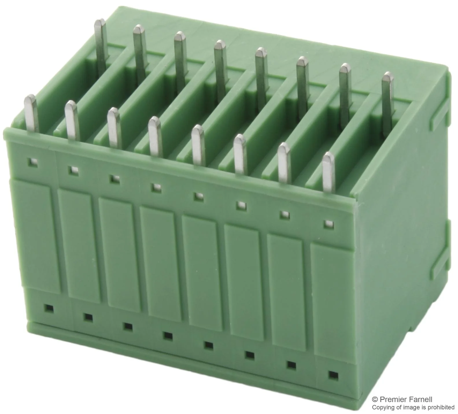 Phoenix Contact MCD 15/ 8-G1-381 Terminal Block Header 3.81 mm 16 Ways 8 A 160 V Through Hole Right Angle - Image 2