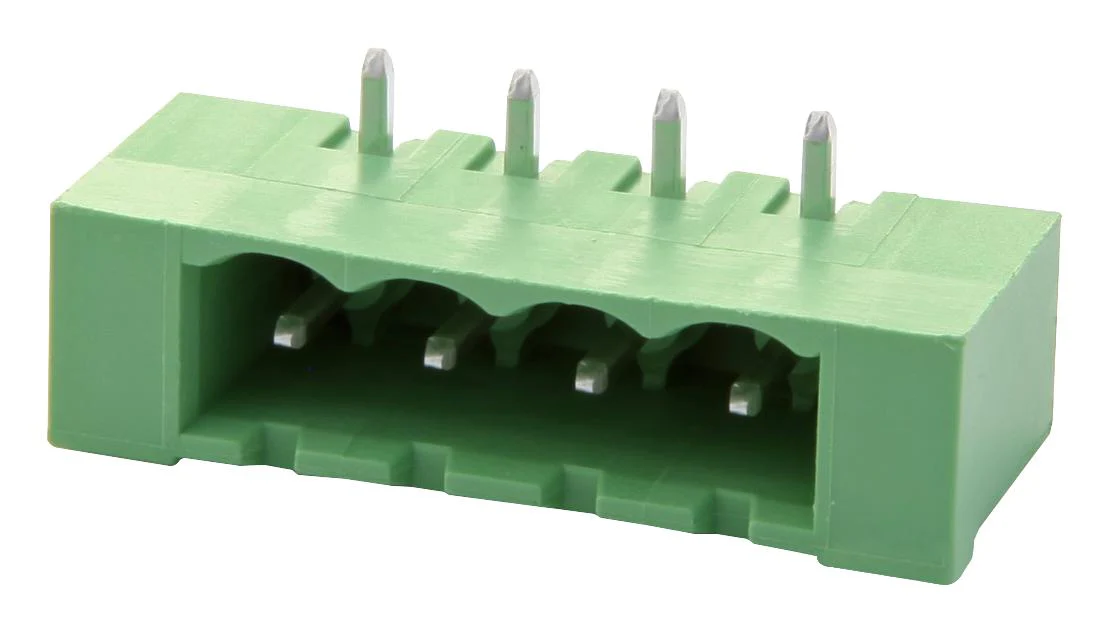 Phoenix Contact MSTBA 25/ 4-G-508-LR Terminal Block Header 5.08 mm 4 Ways 12 A 320 V Through Hole Right Angle