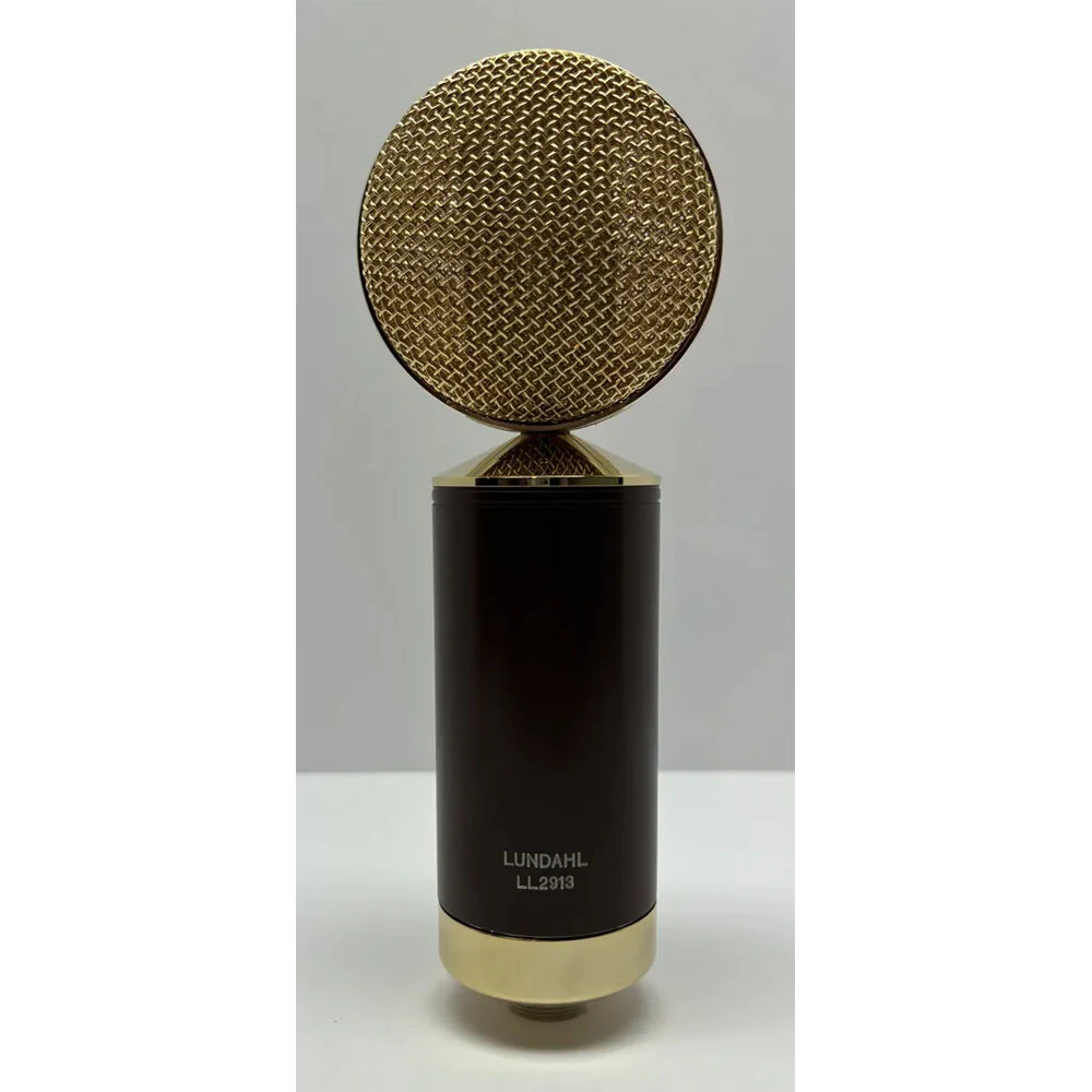 Pinnacle Microphones FAT Top II Ribbon Microphone Deluxe (Brown Body / Gold Grille) - Image 2