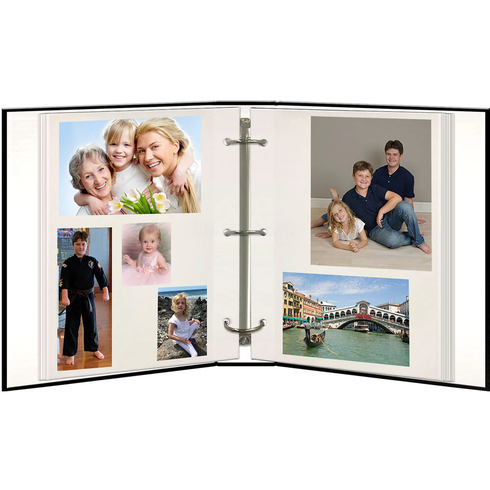 Pioneer Photo Albums Magnetic O-Ring Album (Black) - Image 2