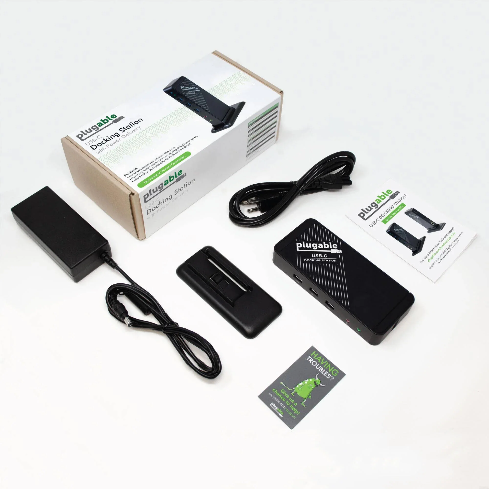Plugable 9-in-1 USB-C Docking Station (Black) - Image 7