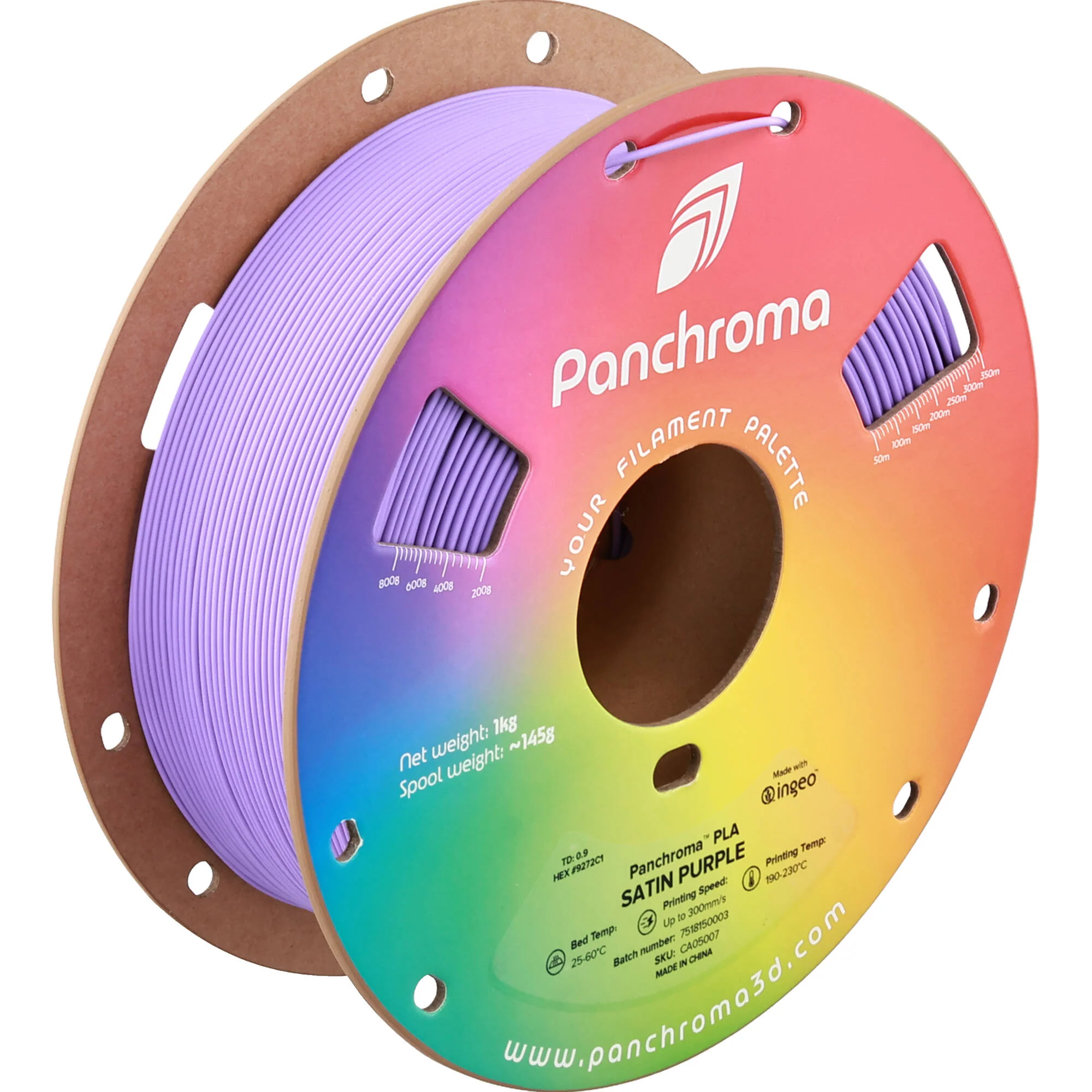 Polymaker Panchroma Marble PLA Filament (1kg, Purple) - Image 5