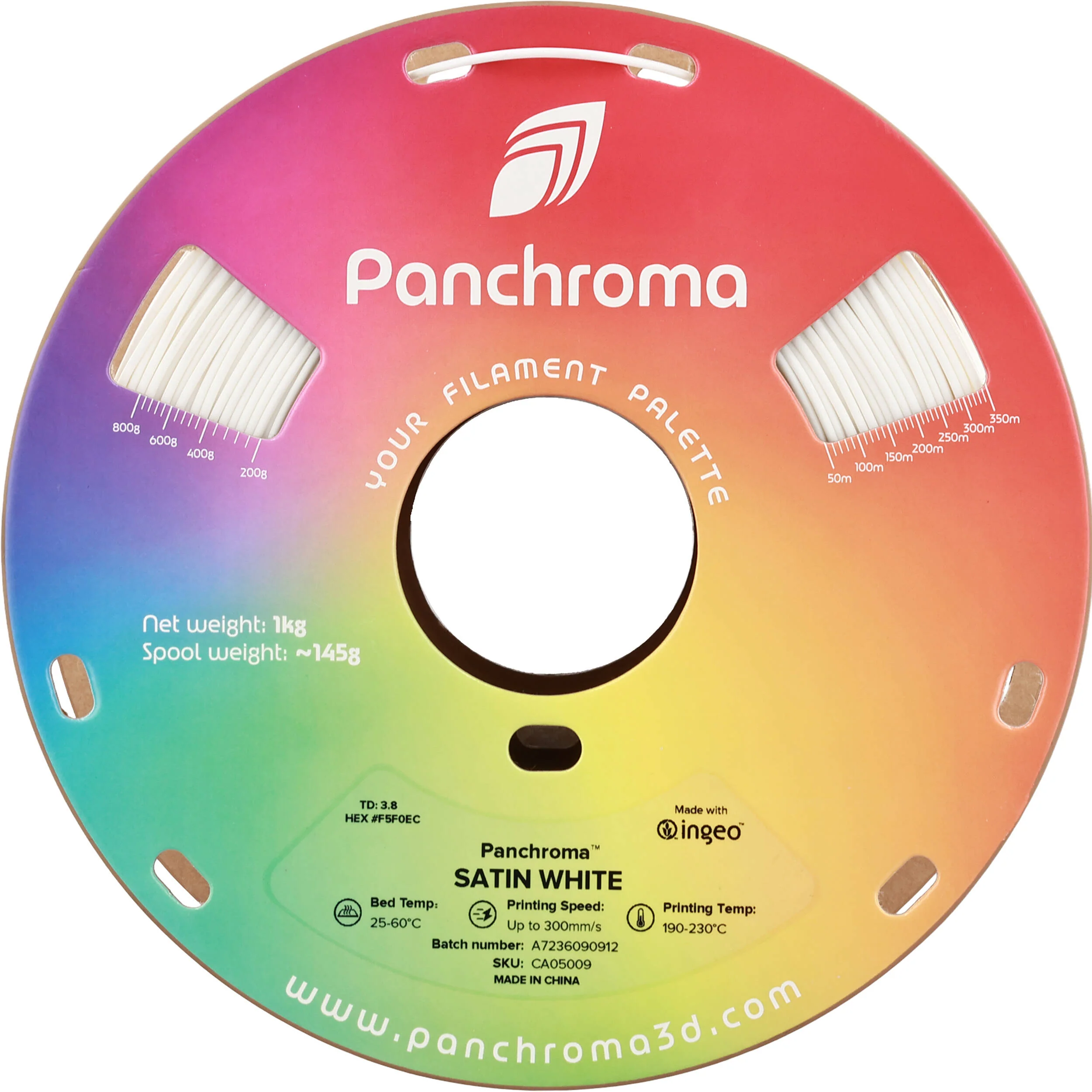 Polymaker Panchroma Marble PLA Filament (1kg, White) - Image 3