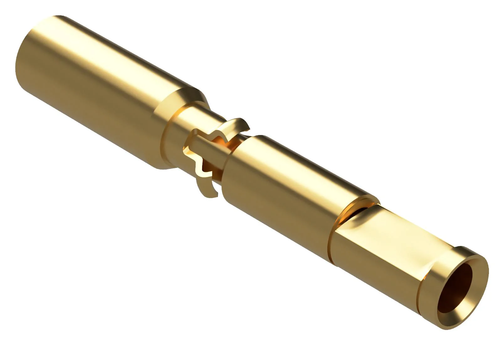 POSITRONIC FC114P2/AA-PA907 Rectangular Power Contact, PCS Series, Gold Plated Contacts, Copper Alloy, Socket, Crimp