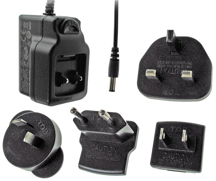 POWERPAX SW4456-H AC-DC POWER SUPPLY, 9V, 0.67A, INTL