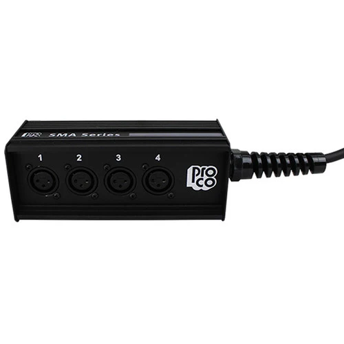 Pro Co Sound StageMASTER 4-Channel XLR Stage Snake (100') - Image 3