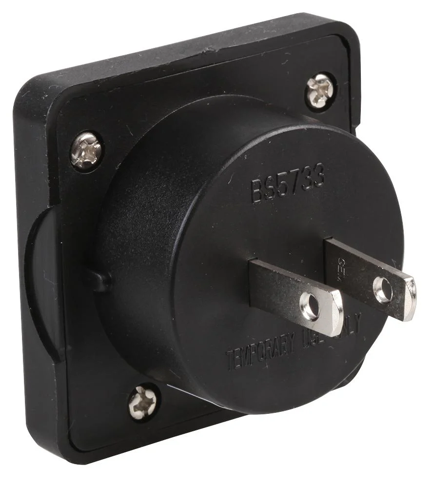 PRO Elec 1518C BLK Mains Adapter UK US 10 A Black Plastic Body 250 V - Image 2