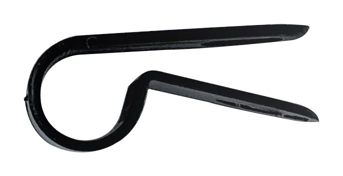 PRO Elec PELB0195 Fastener P Clip Screw Mount Cable Clamp 6.35 mm Nylon 6.6 (Polyamide 6.6) Black 22 10 - Image 2