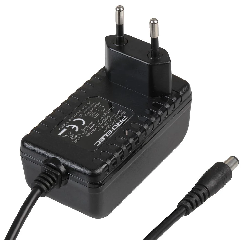 PRO ELEC PELL0221 18W EURO PLUGTOP POWER SUPPLY