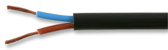 PRO POWER 3182Y-1.50MMBLK Multicore Unscreened Cable, Flexible, Per M, Black, 2 Core, 1.5 mm�