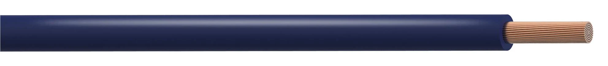PRO POWER PP001220 Wire, Tri Rated, Per M, Dark Blue, 10 AWG, 6 mm�, 84 x 0.3mm