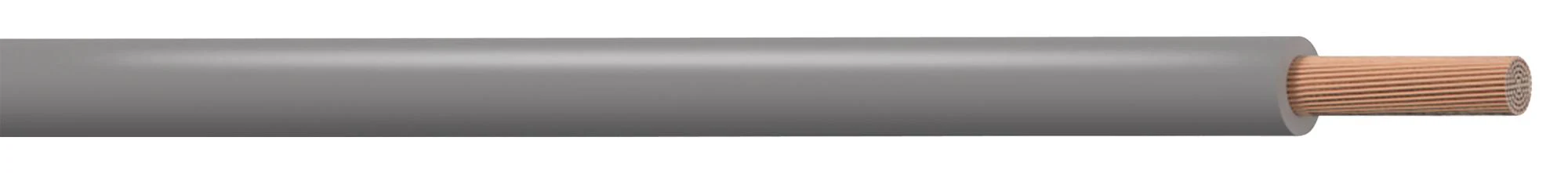 PRO POWER PP001231 Wire, Stranded, Tri Rated, PVC, Grey, 16 AWG, 1.5 mm², 328 ft, 100 m