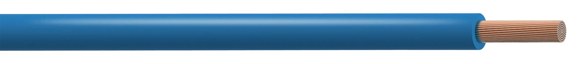PRO POWER PP001252 Wire, Stranded, Tri Rated, PVC, Light Blue, 14 AWG, 2.5 mm², 328 ft, 100 m