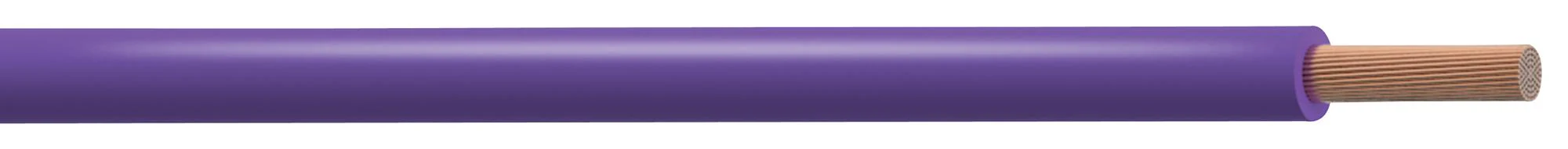 PRO POWER PP001279 Wire, Stranded, Tri Rated, PVC, Violet, 21 AWG, 0.5 mm², 328 ft, 100 m