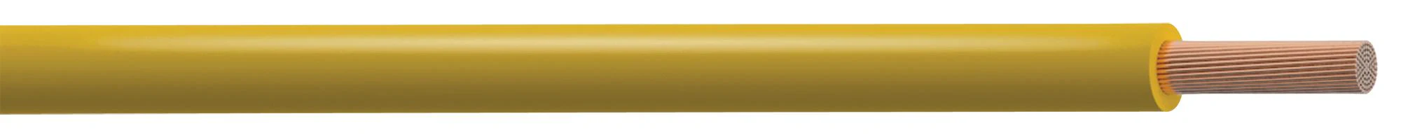 PRO POWER PP001299 Wire, Stranded, Tri Rated, PVC, Yellow, 14 AWG, 2.5 mm², 328 ft, 100 m