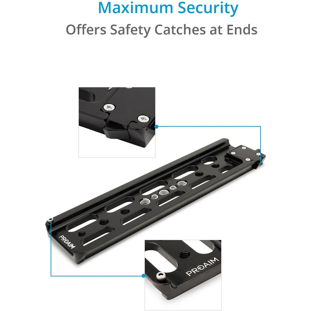 Proaim 10" ARRI-Style Dovetail Plate - Image 4