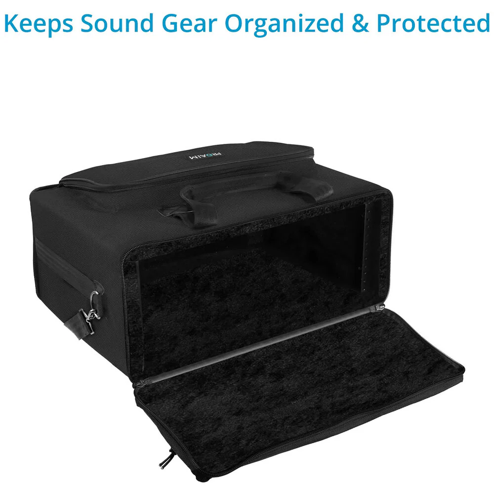 Proaim Cube 4 RU Rack Bag for Sound Recordists, Soundmen, and Mixers - Image 2