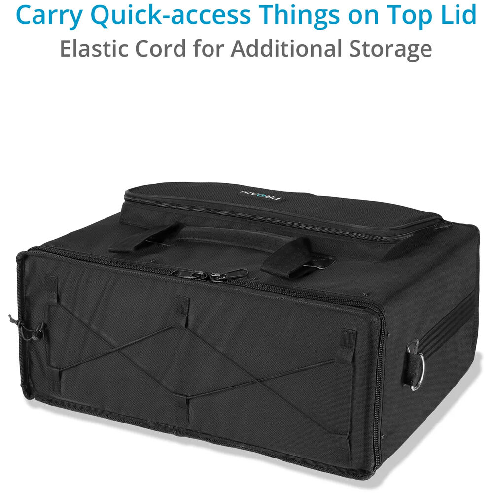 Proaim Cube 4 RU Rack Bag for Sound Recordists, Soundmen, and Mixers - Image 6