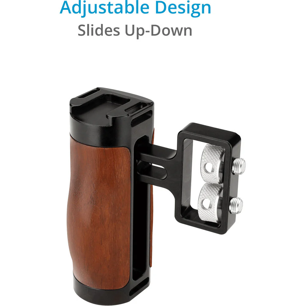 Proaim SnapRig Wood Mini Side Handle (1/4"-20 Knurled Thumbscrews) - Image 4
