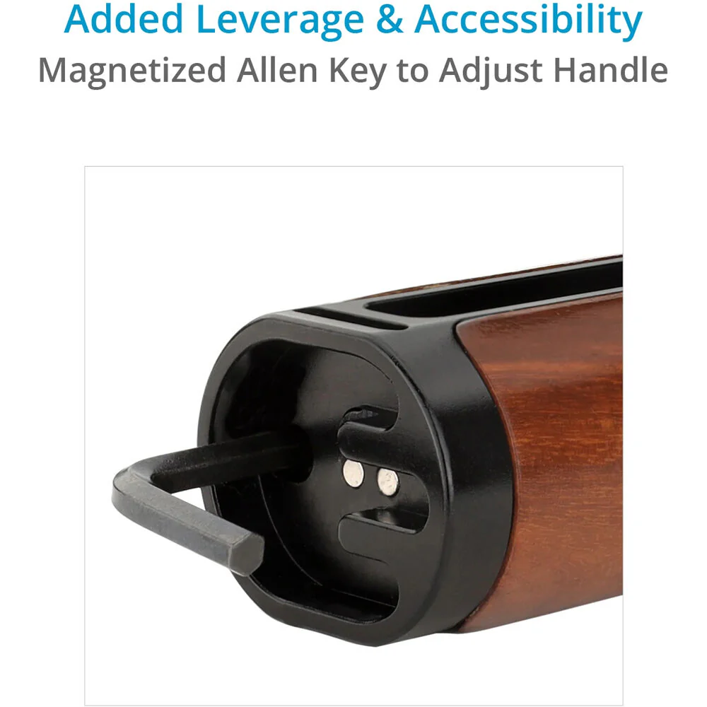 Proaim SnapRig Wood Mini Side Handle (1/4"-20 Knurled Thumbscrews) - Image 7